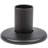 UFP-E11BN-095 BLACK Опора с крышкой для садово-парковых светильников, Высота 95мм, Материал металл, Цвет черный - фото 1