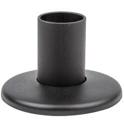 UFP-E11BN-095 BLACK Опора с крышкой для садово-парковых светильников, Высота 95мм, Материал металл, Цвет черный