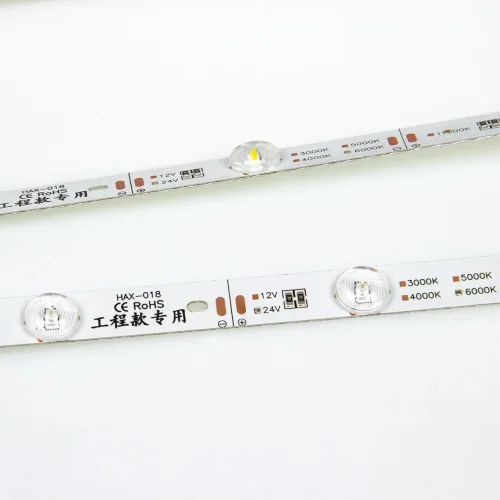 Светодиодная линейка линзованная 2835, 12 led, 24V, 12W, day white, 170°, IP20, G110 - фото II