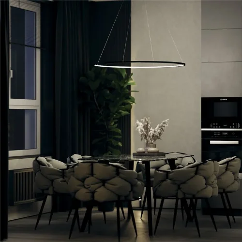 Подвесной светильник Glint 3000K 36Вт (Черный) - фото 6