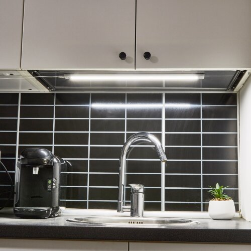 ULI-F47-8W-4500K-DIM SENSOR IP20 SILVER Светильник светодиодный для мебели, 500x30x11.5мм, 600Lm - фото 2