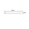 ULI-F47-8W-4500K-DIM SENSOR IP20 SILVER Светильник светодиодный для мебели, 500x30x11.5мм, 600Lm - фото 4