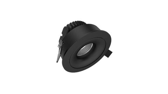 Светильник  встраиваемый , серия MINI COMBO, Черный, 8Вт, IP20, Теплый белый (3000К) , DL-MINI-0801-60-BL-8-WW. Фото 2