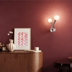 Настенный светильник (бра) Vortex G9х2 (Платина)