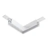 Коннектор угловой Exility накладной низкопрофильный (Белый) - фото