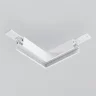 Коннектор угловой Exility накладной низкопрофильный (Белый) - фото 2