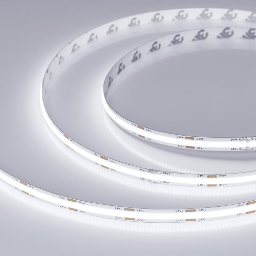 Светодиодная лента герметичная COB-NANO-X544-8mm 24V White6000 (11.5W/m, IP65, CSP, 5m) (Arlight) 031906(1) - фото