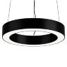 ULO-K18B 20W-4000K-R30 IP40 BLACK Светильник линейный светодиодный подвесной, Кольцо, диаметр 30см, Белый свет 4000K, 2200Лм, Алюминий, Цвет чёрный, TM Uniel - фото 1