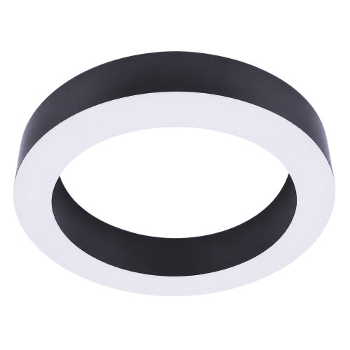 ULO-K18B 20W-4000K-R30 IP40 BLACK Светильник линейный светодиодный подвесной, Кольцо, диаметр 30см, Белый свет 4000K, 2200Лм, Алюминий, Цвет чёрный, TM Uniel - фото 3
