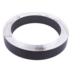 ULO-K18B 20W-4000K-R30 IP40 BLACK Светильник линейный светодиодный подвесной, Кольцо, диаметр 30см, Белый свет 4000K, 2200Лм, Алюминий, Цвет чёрный, TM Uniel