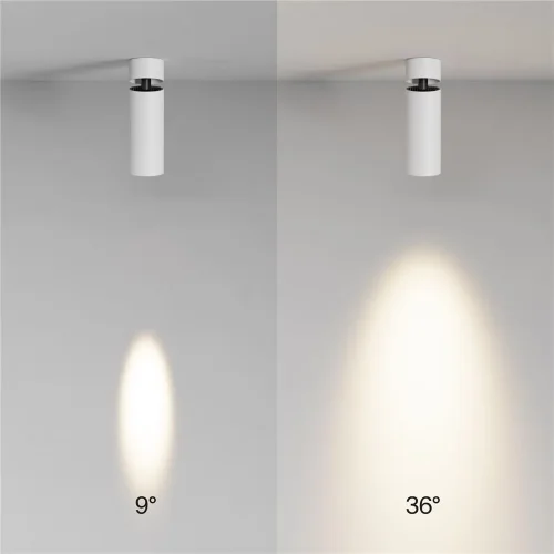 Потолочный светильник FOCUS LED 3000К 12Вт 9° IP 20 Super spot (Белый) - фото 4