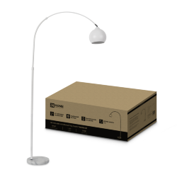 Светильник напольный под лампу ТНО 05-Е27Б 230В белый плафон, белый корпус IN HOME