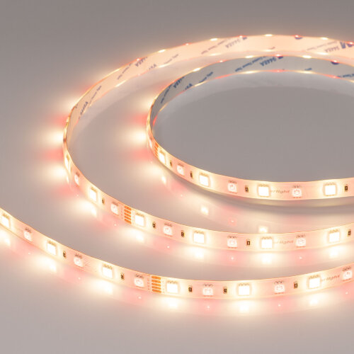 Светодиодная лента RTW-SE-B60-10mm 24V RGBW-Warm (14.4 W/m, IP65, 5060, 5m) (Arlight, Открытый) 034185 - фото