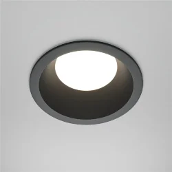 Встраиваемый светильник Пай / Share 1*GX53 12 Вт IP 44 (Черный) DL126-GX53-B