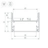 Профиль SL-LINE-5035-2000 ANOD (Arlight, Алюминий) 029040 - фото 3