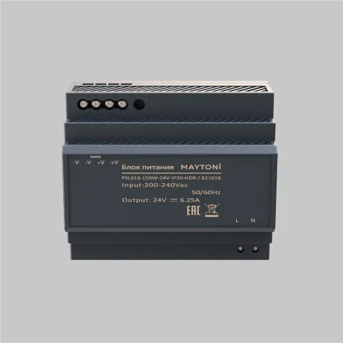 Источник напряжения PSL016 24В 150Вт IP 20 821018 (Черный) - фото 2