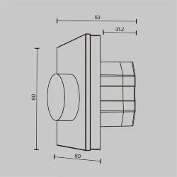 Роторная панель управления DALI DT8 RGB (Черный)