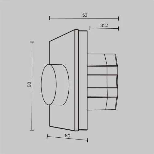Роторная панель управления DALI DT8 Цветная (RGB) (Черный) 721038 - фото 4