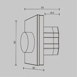 Роторная панель управления DALI DT8 Цветная (RGB) (Черный) 721038