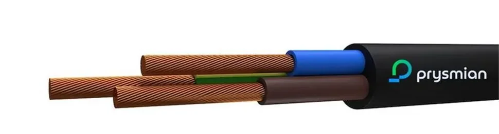 Провод ПВС 3х0.75 Ч (бухта) (м) РЭК-PRYSMIAN 0103020101 - фото