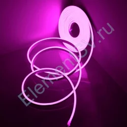 Светодиодный гибкий неон 4.5*13, 12V pink LB7 (блистер 5м)