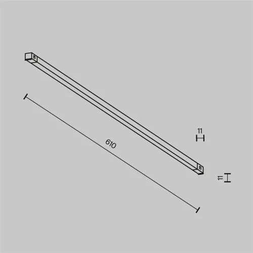 Трековый светильник Базис / Basis Exility X 4000K 12Вт 120° (Черный) TR240-2-12W4K-B - фото 7