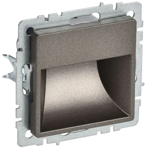 Подсветка светодиодная BRITE встраив. ПЛ20-БрТБ механизм бронза IEK BR-FL20-K45 - фото