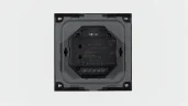 Сенсорная панель T3 Black IC46 (12-24V, 3x4A, 3x(48-96W), RGB, RF 2.4GHz) - фото II