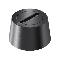 Чаша накладная Parity для двойного вывода ленты черная (Черный)