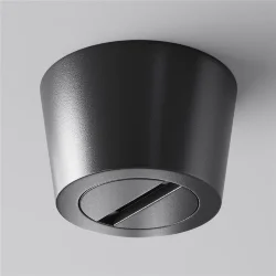 Чаша накладная Parity для двойного вывода ленты черная (Черный)