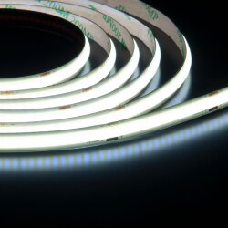 Светодиодная лента 24&amp;nbsp;В 11&amp;nbsp;Вт/м 352 Led/м COB IP20, холодный белый 6500K, 5 м 24V 11W 352Led COB IP20 холодный белый, 5м (053668)