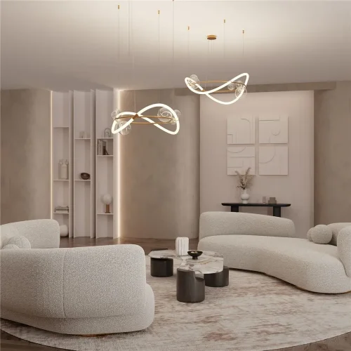 Подвесной светильник Oasis 3000К 44Вт (Латунь) - фото 9