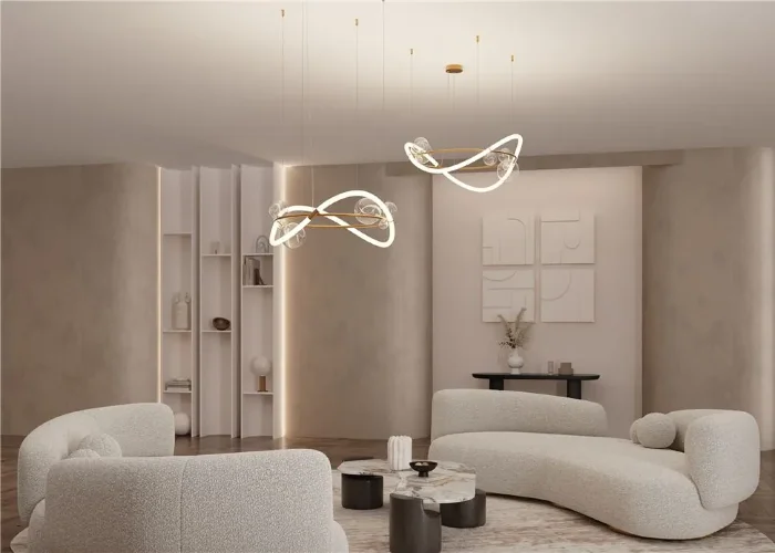 Подвесной светильник Oasis 3000К 44Вт (Латунь) - фото 10