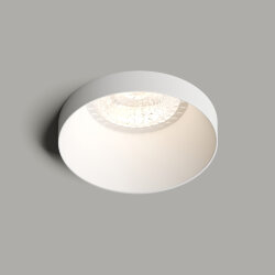 Встраиваемый светильник, IP 20, 50 Вт, GU10, белый, алюминий, Denkirs DK2070-WH