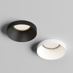 Встраиваемый светильник, IP 20, 50 Вт, GU10, белый, алюминий, Denkirs DK2070-WH