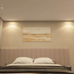 Встраиваемый светильник, IP 20, 50 Вт, GU10, белый, алюминий, Denkirs DK2070-WH