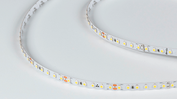 Светодиодная лента холодное белое свечение IP33, DSG3120-24-W-33. Фото 2