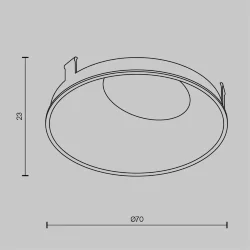 Декоративная рамка-отражатель для серии Wise (Матовое Золото)