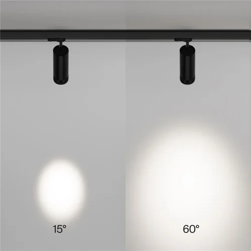 Трековый светильник Focus Zoom Trinity 4000K 20Вт 15-60° (Черный) - фото 6