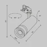 Трековый светильник Фокус Зум / Focus Zoom Trinity 4000K 20Вт 15-60° (Черный) TR198-3-20W4K-Z-B - фото 3