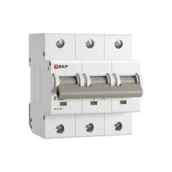 Выключатель автоматический модульный 3п C 125А 15кА ВА 47-125 PROxima EKF mcb47125-3-125C