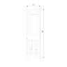 Светодиодная лампа G9 LED 3W 220V 3300K стекло BLG911 - фото 2