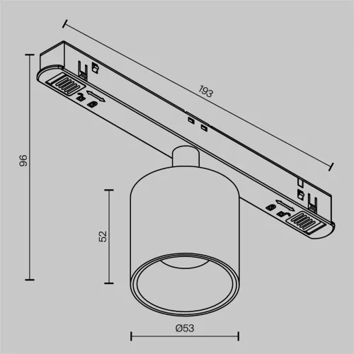 Трековый светильник Альфа / Alfa S Exility 2700-6000K 7Вт 50° Dim Smart (Черный) TR132-4-7W-DS-W - фото 14