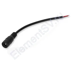 Клеммный коннектор DC female черный C26 (мама)