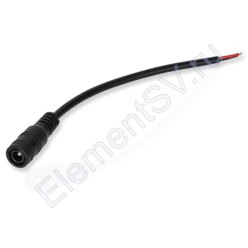 Клеммный коннектор DC female черный C26 (мама) - фото.