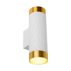 Светильник WOLTA WSL-GU10/W09WG под лампу GU10 Белый / Золотой LINEA