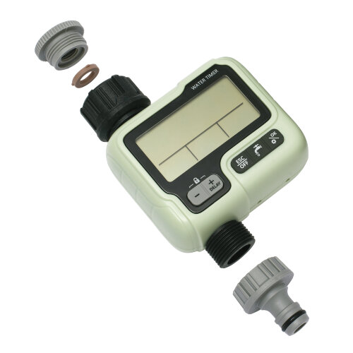 UST-W41 IP65 OLIVE Таймер для автоматического полива, 1 канал, Корпус оливковый - фото 2