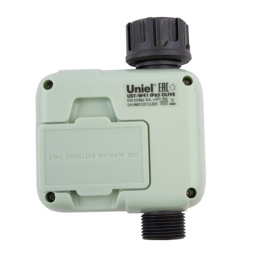 UST-W41 IP65 OLIVE Таймер для автоматического полива, 1 канал, Корпус оливковый - фото 6