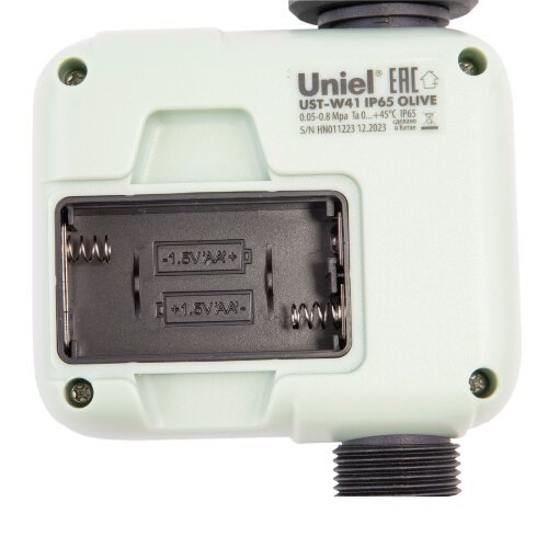 UST-W41 IP65 OLIVE Таймер для автоматического полива, 1 канал, Корпус оливковый - фото 7