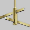 Крепление потолочное двойное Short 78мм Flarity латунь (Латунь) TRA156C-D1-BS - фото 4